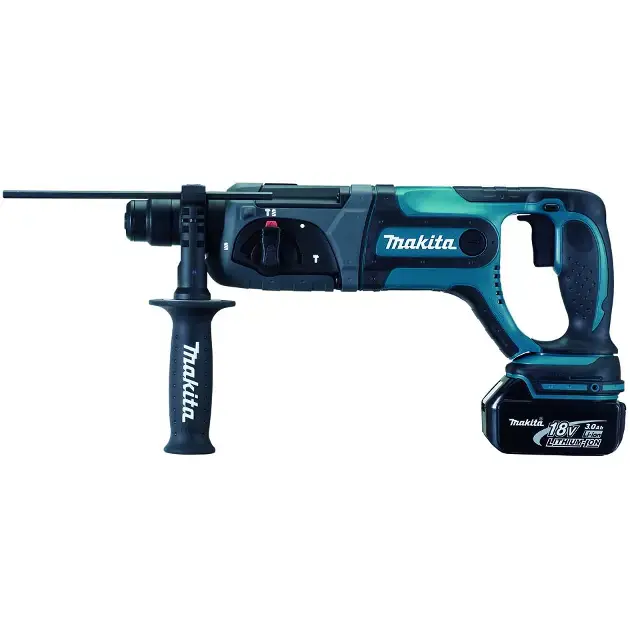 Makita - Perforateur-burineur sans fil 18V, 2 batteries 5.0 Ah, chargeur DHR241RTJ