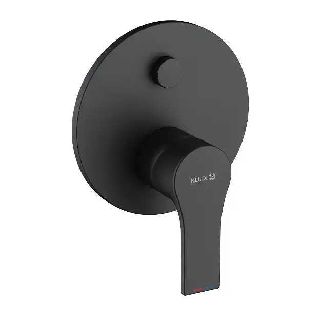 Kludi Zenta SL - Mitigeur encastré pour 2 sorties, noir mat 487593965