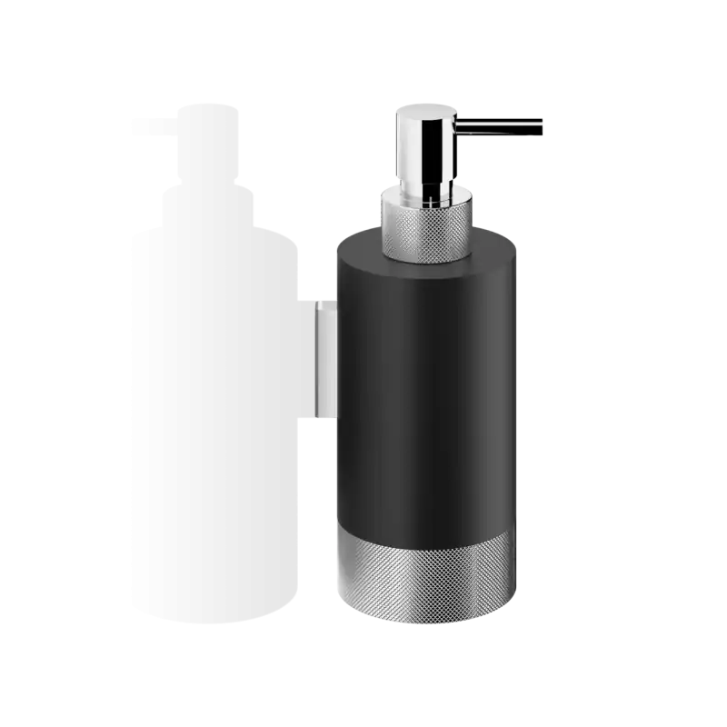 Zeepdispenser CLUB WSP 1 zwart/chroom