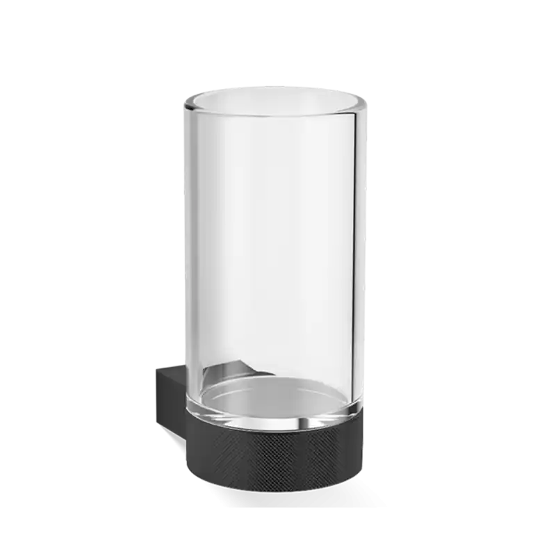 Beker wandmodel CLUB WMG kristal / mat zwart