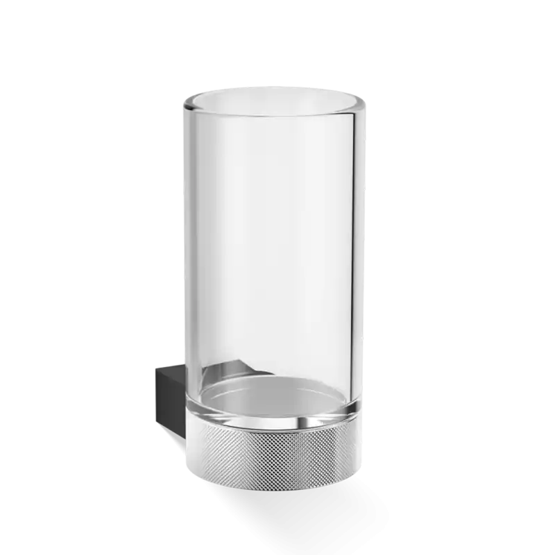 Beker wandmodel CLUB WMG kristal / zwart / chroom