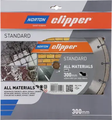 Disque diamant STANDARD 4×4 300×20