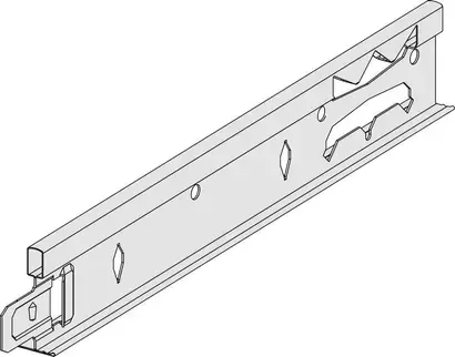 Porteur CLIP ON T24 – L. 3,60 m blanc ossature à clip Eurocoustic