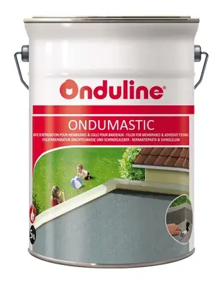 Mastic Colle pour Bardeaux ONDUMASTIC Noir – Seau de 5kg