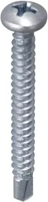 Vis autoperceuse PHILLIPS N°2 Tête cylindrique bombée Acier zingué 3,5x9,5 Boite de 500