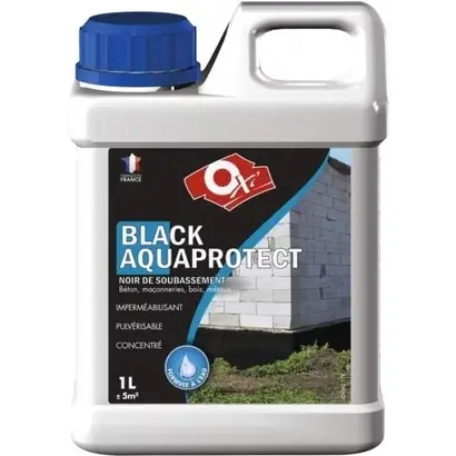 Noir de soubassement BLACK AQUAPROTECT OXI – Bidon de 1L