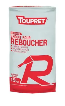 Enduit de rebouchage R en poudre – Sac de 15KG