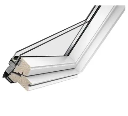 Fenêtre de toit à rotation manuelle GGL CONFORT CK01 – haut. 70CM x larg. 55CM – WhiteFinish