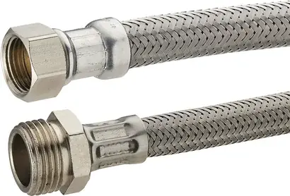 Flexible Mâle Femelle pour robinetterie - M1/2' - F3/4' - L.400mm - DN13