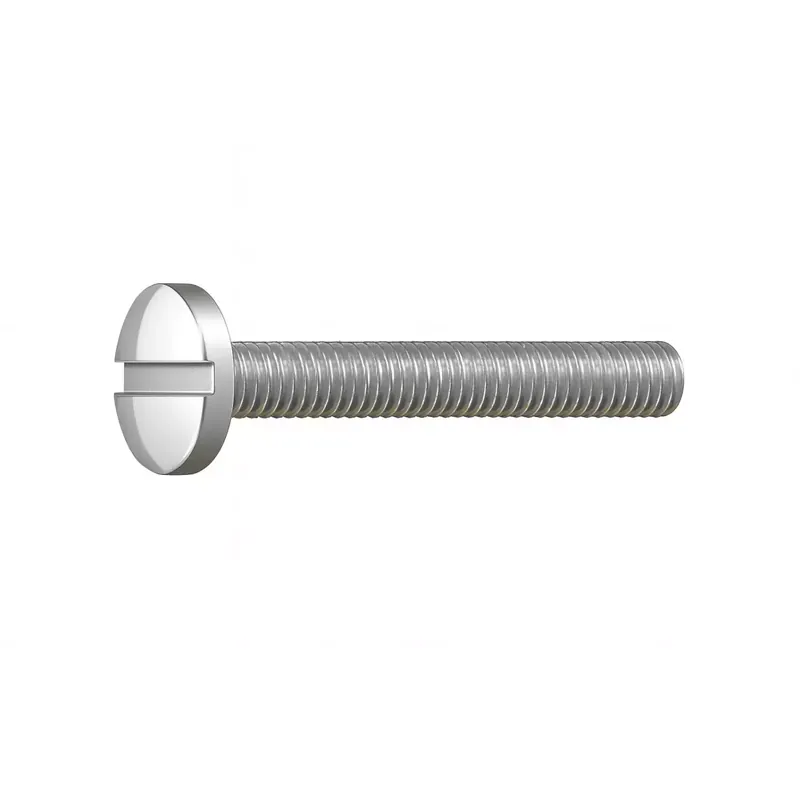 Vis tête cylindrique fendue - DIN 84 - M 10 x 60 - Inox A2