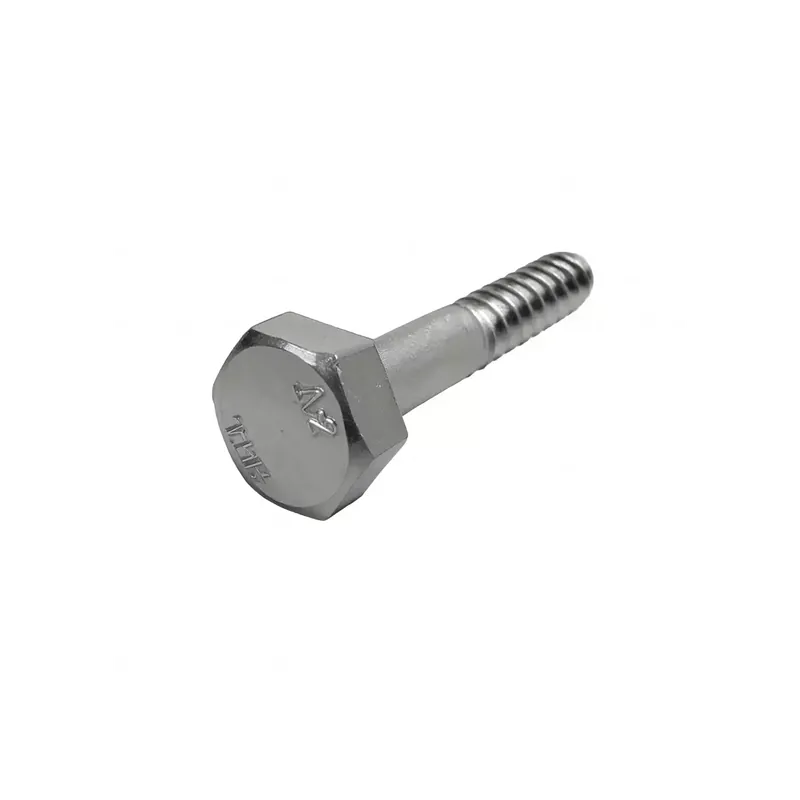 Vis à bois tête hexagonale (Tirefonds) - DIN 571 - M8 x 100 - Inox A2 - visserie bois