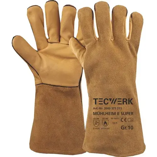 Lot gants de soudeur Mühlheim II Super TECWERK