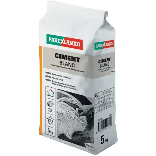 Ciment blanc et gris