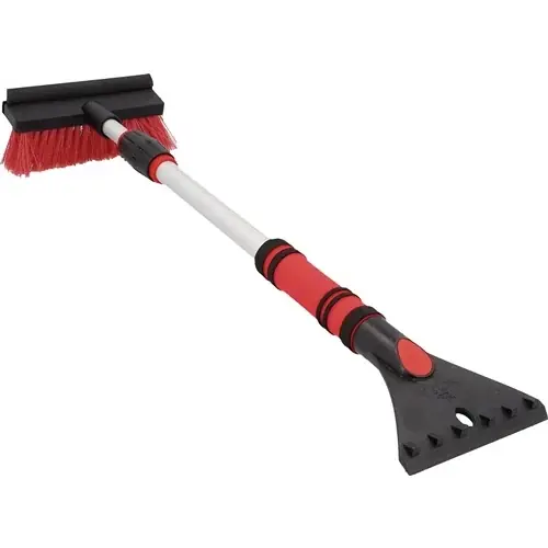 Lot grattoir à glace avec balai à neige télescope 2 en 1 NIGRIN
