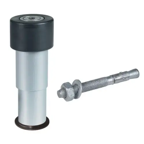 Butée de porte réglable en aluminium