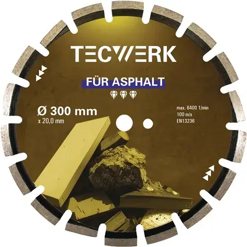 Disque à tronçonner diamant ASPHALT TECWERK
