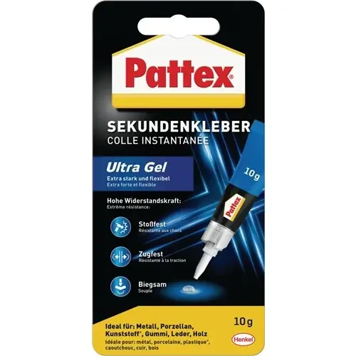 Lot colle instantanée Ultra Gel PATTEX