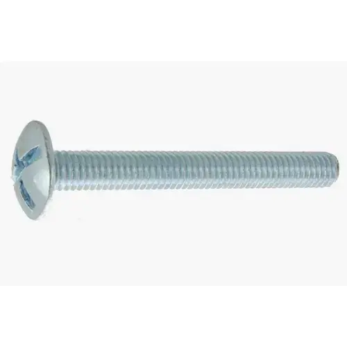 Vis poêlier tête ronde large – Acier zingué