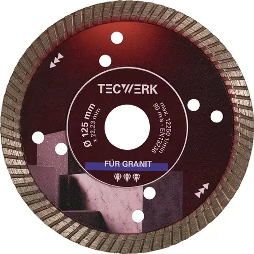 Disque à tronçonner diamant GRANIT PRO TECWERK