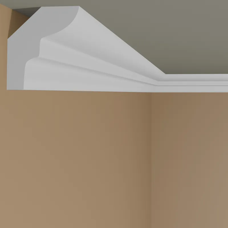 Elite Decor | Angle extérieur « P892 » | Polyuréthane | 15 x 25 x 200 mm | Blanc | Angle pour moulures