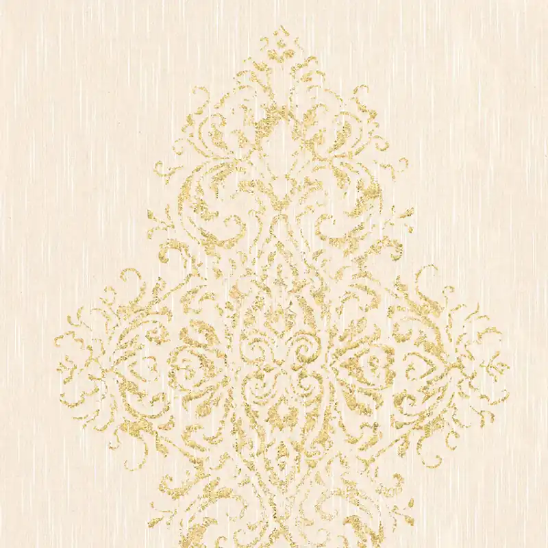 A.S. Creation Luxury Wallpaper | 319452 | papier peint intissé baroque | 0.53 m x 10.05 m | beige