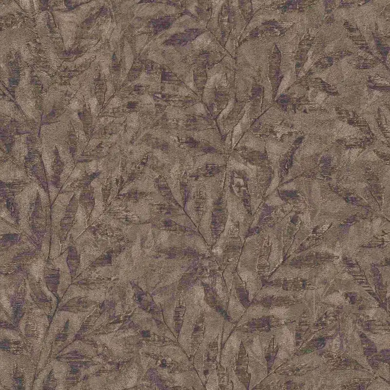 Rasch | Factory V | 315059 | Papier peint intissé | Botanique | 10.05 x 0.53 m | Brun | Brun foncé