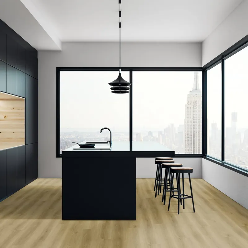 Check expert Soly vinyle PVC à coller 2511E Albera 1520 x 238 x 2.5 mm Chêne brun