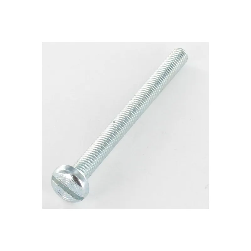 1 x Vis métaux Tête cylindrique large TCL Fendue M8X65 Percée 3.8 Acier brut