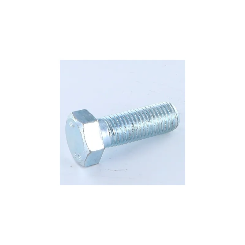 1 x Corps de boulon filetage partiel Tête hexagonale TH M12X50 Classe 8.8 Acier zingué