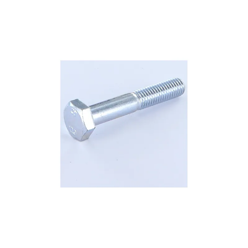 1 x Corps de boulon filetage partiel Tête hexagonale TH M10X60 Classe 10.9 Acier zingué