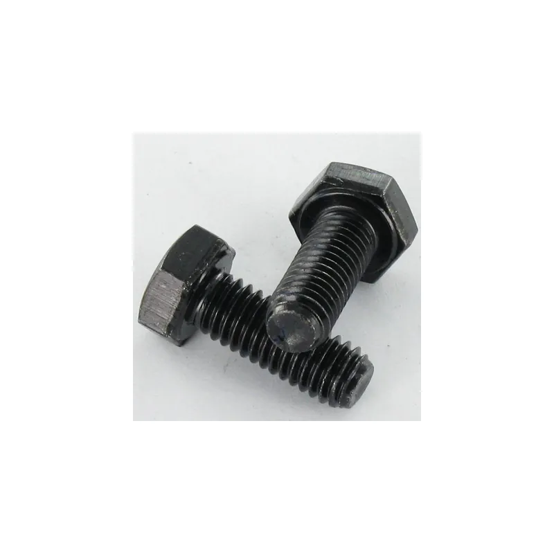 1 x Vis métaux Tête hexagonale TH M6X30 Classe 6.8 Acier zingué noir 200 Heures brouillard salin sans rouille rouge
