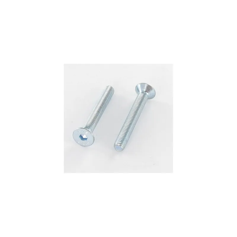 1 x Vis métaux FHC tête fraisée empreinte hexagonale creuse M8X80 Filetage total Classe 10.9 Clé de 5 HC5 Acier
