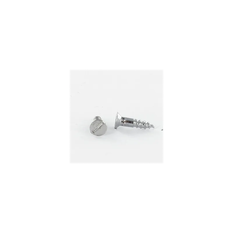 1 x Vis bois Acier chrome Tête fraisée Fendue 3X35 microvis