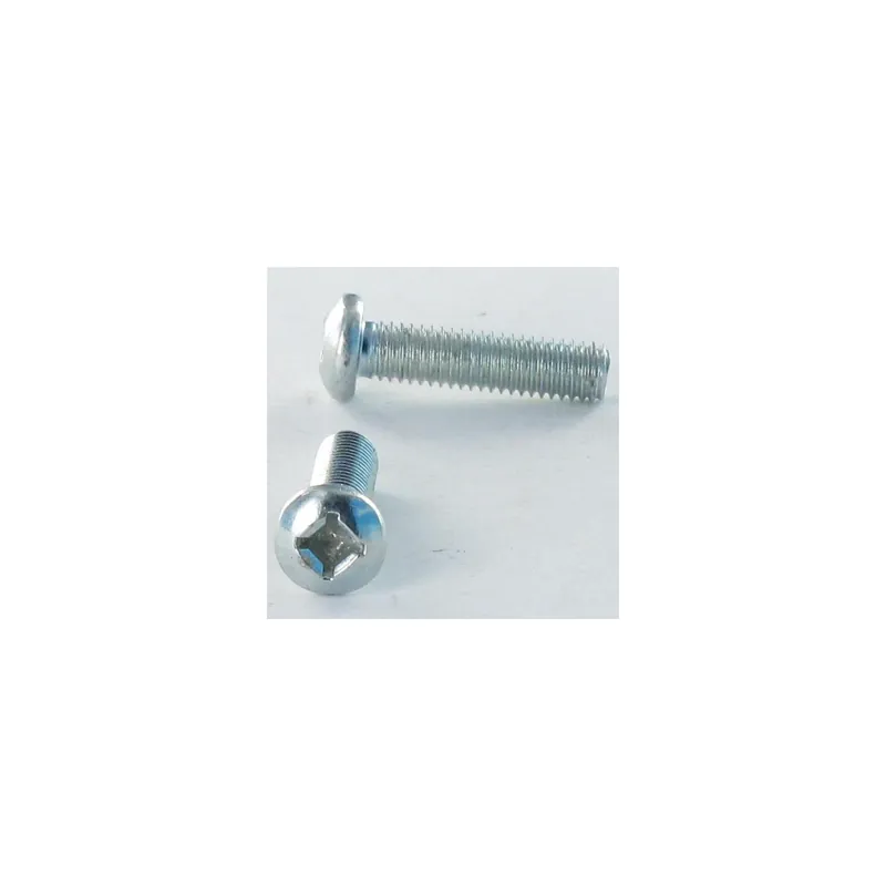 1 x Vis métaux Tête cylindrique TC M4X16 Carré phillips QP2 Acier zingué