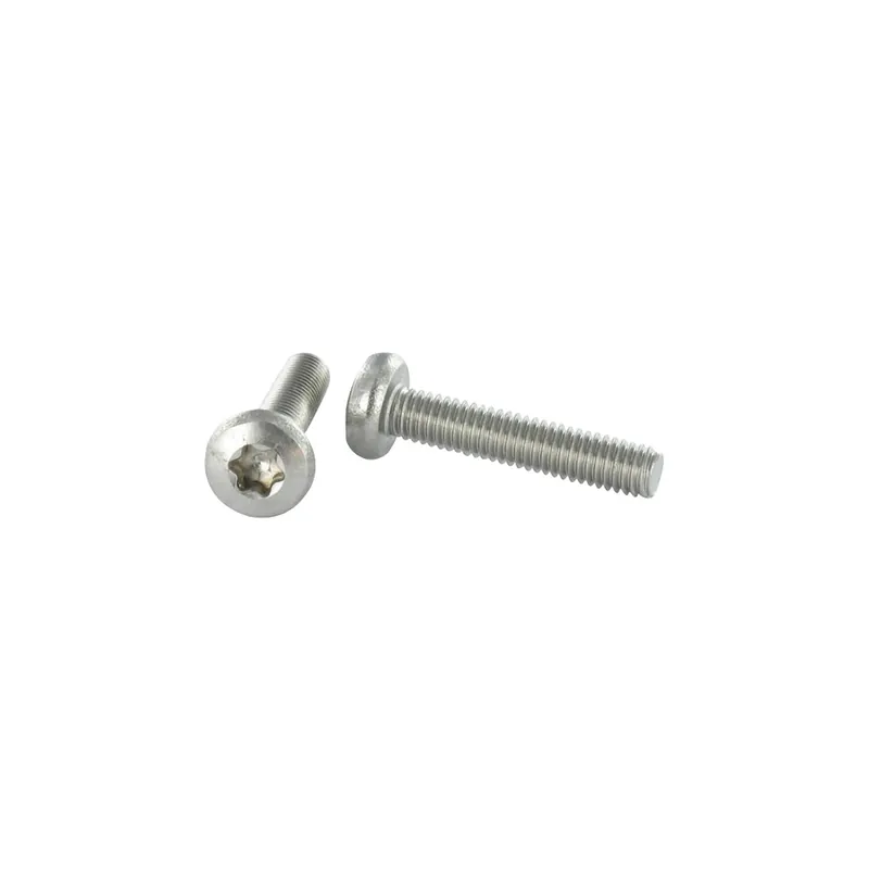 1 x Vis métaux tête cylindrique bombée large Inox A2 M2.5X8 TORX T8 microvis