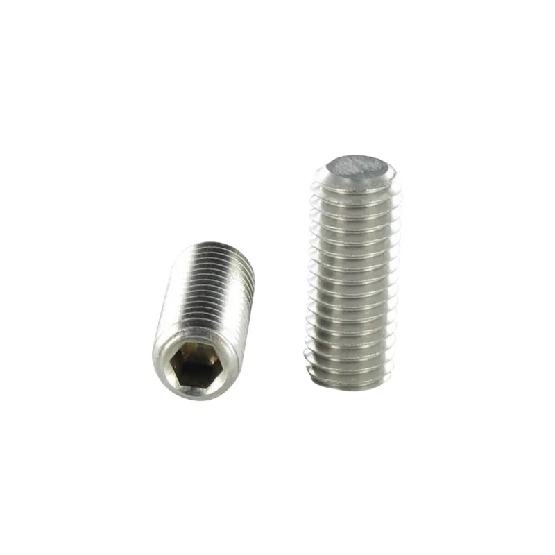 1 x Vis métaux Inox A2 Sans tête six pans creux (sthc) Clé de 2 HC2 M4X40 Bout plat