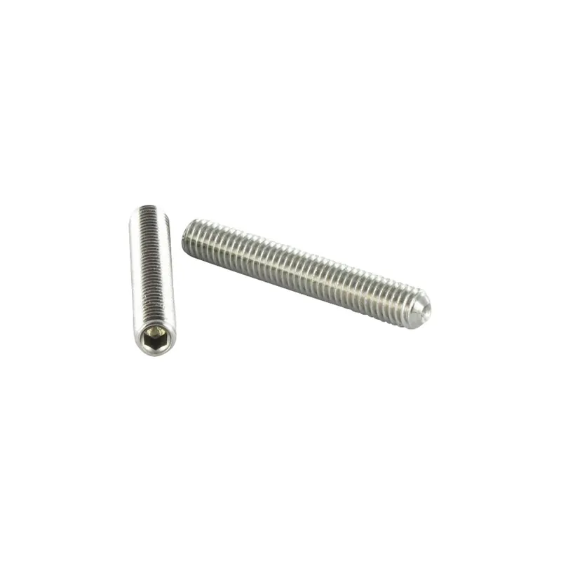 1 x Vis métaux Inox A2 Sans tête six pans creux (sthc) Clé de 4 HC4 M6X25 Bout cuvette