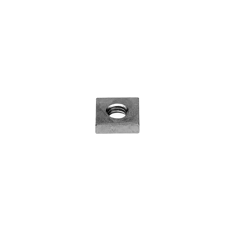 Écrou Carrés M6 10X10X4 Acier zingué blanc