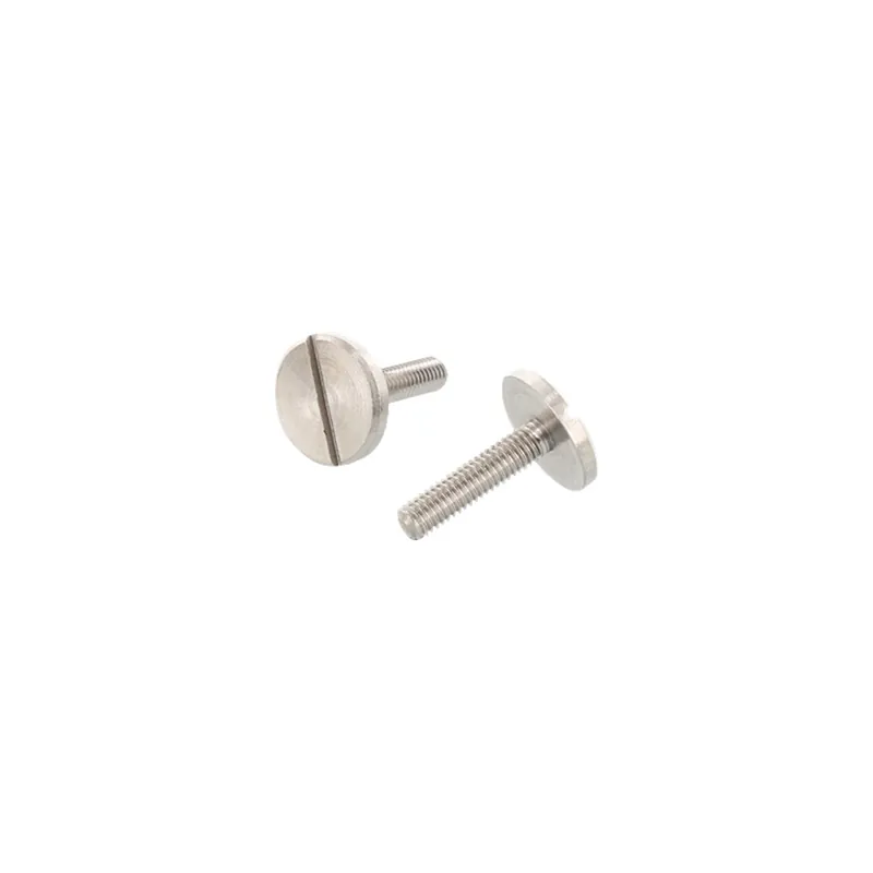 1 x Vis métaux Tête cylindrique large TCL Fendue Inox A1 M3X8 Filetage total microvis