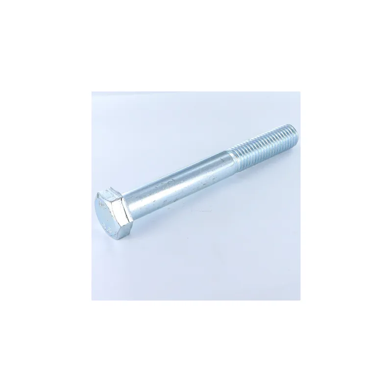 1 x Corps de boulon filetage partiel Tête hexagonale TH M20X140 Classe 8.8 Acier zingué