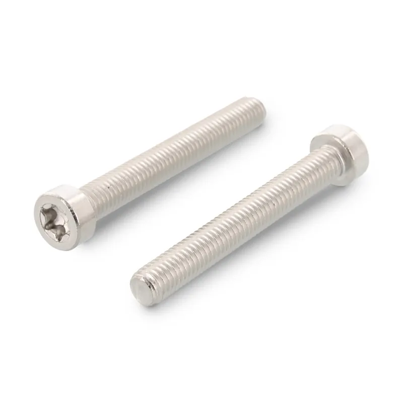 1 x Vis métaux Tête cylindrique TC Basse TORX T25 M5X45 Filetée sur 38 Inox A2