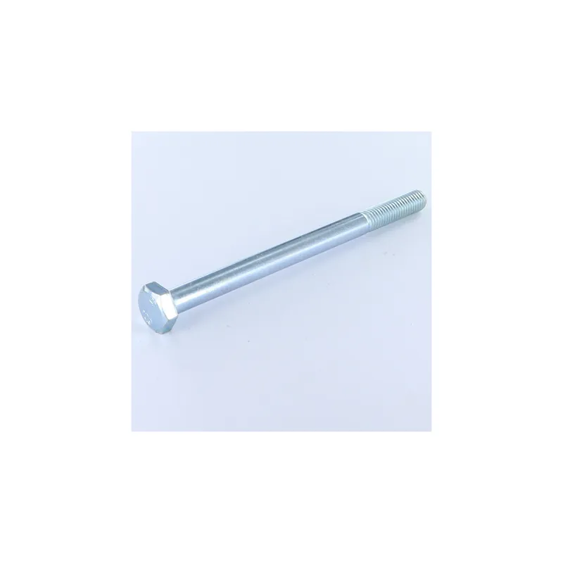 1 x Corps de boulon filetage partiel Tête hexagonale TH M10X140 Classe 10.9 Acier zingué