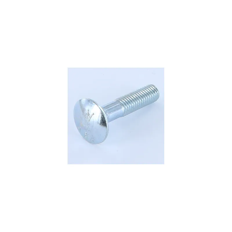 1 x TRCC JAPY tête ronde collet carré M10X40 Filetage partiel Classe 8.8 Acier zingué