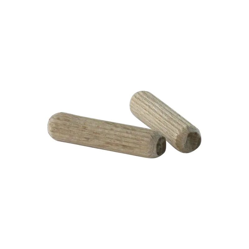 1 x Tourillon en bois strié 6X40