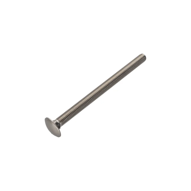 1 x TRCC JAPY tête ronde collet carré Inox A2 M12X160 Filetage total