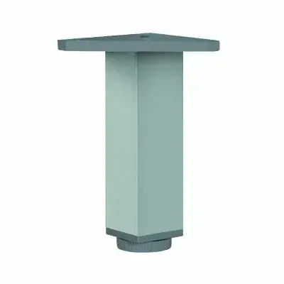 Pied de meuble carré 40×40 mm livré avec vérin – REUNION INDUSTRIAL