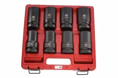Coffret 8 douilles à chocs longues 3/4