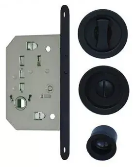 Set porte coulissante noir – EUROWALE