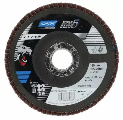 Disque à lamelles Super Bleue 5 acier/inox Norton